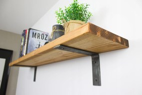 Loft falra akasztható ipari polc konyhába, nappaliba 120cm x25cm