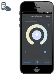 Okos kültéri lámpaoszlop sötétszürke 45 cm, WiFi P45-tel - Malios