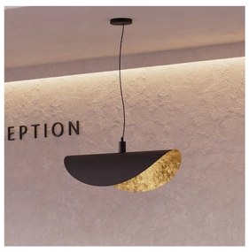 Eglo 390429 - Csillár zsinóron SACEDA 1xE27/40W/230V 80 cm fekete/arany