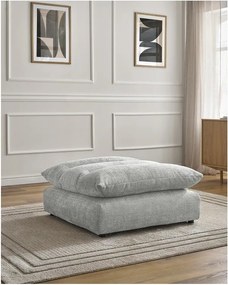 Világosszürke zsenília lábtartó Neil – Bobochic Paris