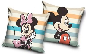 Disney Minnie, Mickey párna, díszpárna 40x40 cm