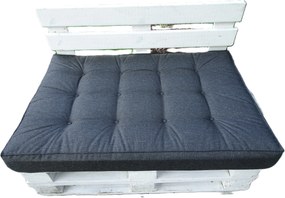 Párna egy Raklaphoz 120 x 80 silver Fekete