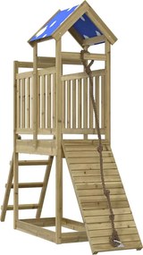 vidaXL impregnált fenyőfa kültéri játszószett