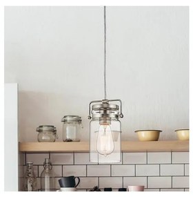 Elstead KL-BRINLEY-MP-NI - Csillár zsinóron BRINLEY 1xE27/60W/230V matt króm