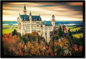 Poszterek keretben 60x40 Neuschwanstein kastély