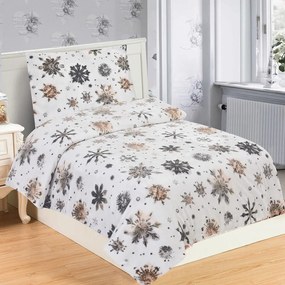 Egyszemélyes mikroplüss ágyneműhuzat 140x200 cm Nord Flake – My House