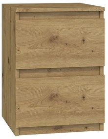 Shannan M2 éjjeliszekrény, 30x40x30 cm, tölgy