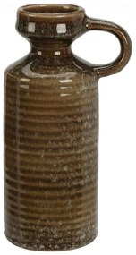 Busara kőagyag váza8,5 x 20 cm, barna