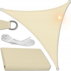 Kerti Napvitorla Vízálló 4X4 Napellenző Bézs Árnyékoló