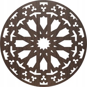 Tányéralátét szett 4 db-os asztali dísz kerek mintás 5