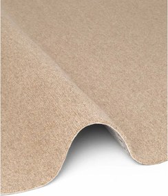 Natúr színű kézi szövésű gyapjú kerek szőnyeg ø 200 cm Puristic Knots – Elle Decoration