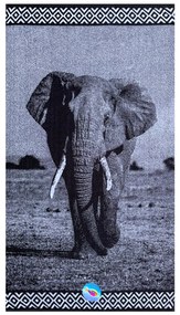 Animal elefántos strandtörölköző