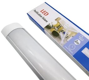 10 Darab Dupla Soros T12 LED fénycső armatúrával, 60 cm, 18W