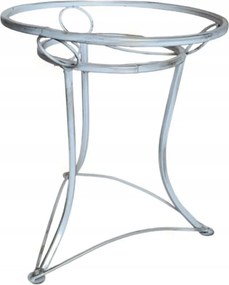 Virágtartó fém 35cm virágtartó állvány virágtartó ajándék Fehér