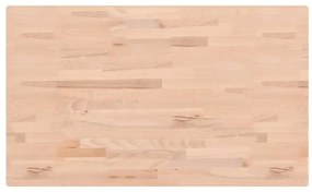 tömör bükkfa fürdőszobai pult 100 x 60 x 1,5 cm