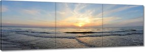 Våszonkép 90x30 Naplemente a tengerparton