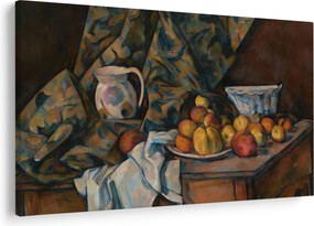 Kép - Paul Cézanne, Still Life with Apples and Peaches, reprodukciók (90x60 cm)