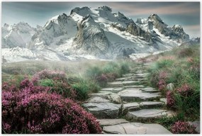 Poszterek 120x80 Hegyi kilátás Tájkép Köd