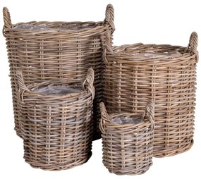 Caor kosarak, kubu rattan, natúr 4 db