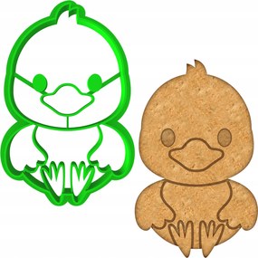 Húsvéti Forma Mézeskalács lyukasztó Húsvéti Csirke Csirke 8cm