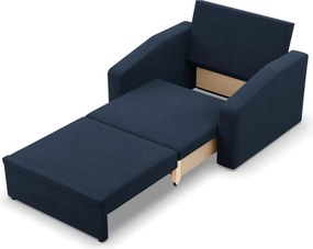 Vertico fekvőfotel, 90 cm széles, fonott, kék
