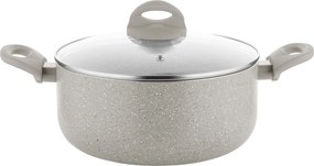 Hagyományos Edény SoftTouch fogantyúkkal Alumínium Sandy 28cm 7L Homokszínű