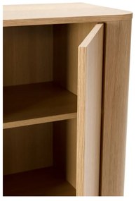 Natúr színű szekrény tölgyfa dekorral 100x133x40 cm Padoc – MOME