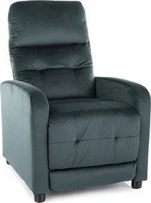 Összecsukható fotel Otus Velvet zöld Sig