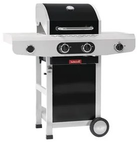 Barbecook BC-GAS-2014 Siesta 210 Black Edition gázgrill, oldalégővel, 112x56x118cm