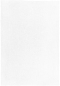 Fehér hosszú szálú szőnyeg 140 x 200 cm DEMRE Beliani