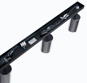 Sollux SL.1371 - Spotlámpa WINX 4xGU10/10W/230V fekete/króm