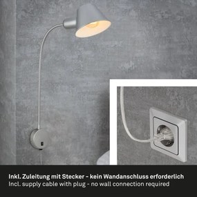 Briloner 2089-014 - Fali lámpa 1xE27/10W/230V matt króm