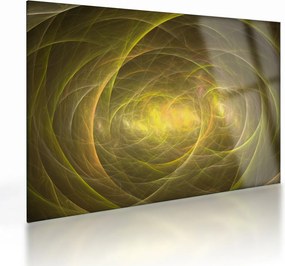 Modern absztrakt kép (üvegen) (70x50 cm)
