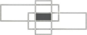Zuma Line ERVI MX7907-3B-3BT Süllyesztett mennyezeti lámpa 1x57W/LED 2700K-6000K 6600lm IP20