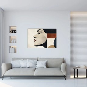 Kép - Nő profilból (90x60 cm)