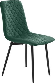 Étkezőszék, smaragd Velvet szövet/fém, DAMIA TYP 2