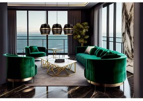 Csillár zsinóron PARIS 3xE27/60W/230V fekete/arany