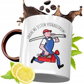 Bordó Bögre Vízvezeték Szerelőnek Születésnapi Ajándék fényképes nyomtatással