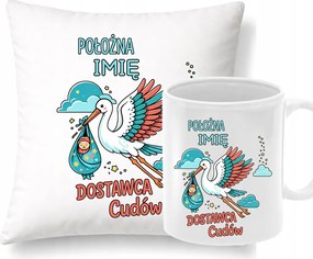 Párna Bögre Szett Ajándék Szülésznőnek Név A Csodák SZállítója