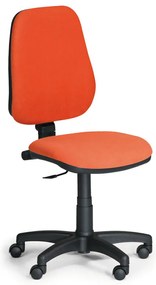 Comfort munkaszék karfa nélkül, narancssárga