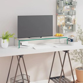 TV/monitor állvány átlátszó üveg 90x30x13 cm