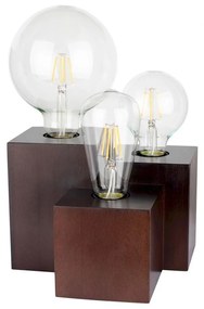 Spot-Light 2276376 - Vincent asztali lámpa 3xE27/15W/230V