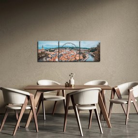 Kép - Cseh Krumlov (órával) (90x30 cm)