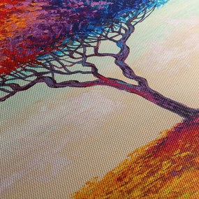 Egy festett fa képe (90x60 cm)