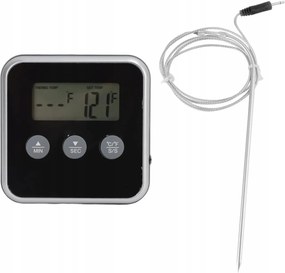 Konyhai Hőmérő Elektronikus Szonda Hús Nyárs Sütéshez