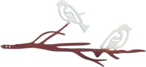 Bird fém kerti dísztárgy, 20×45 cm