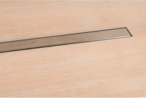 AREZZO design 900 mm-es rozsdamentes acél folyóka Steel ráccsal AR-900