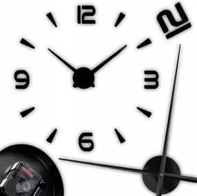 Falióra Modern 3D Hatás Öntapadós Diy Római Falióra 70-130CM