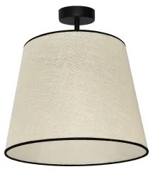 Duolla - Felületre szerelhető csillár YUTE 1xE27/15W/230V átm. 38 cm szürke/fekete