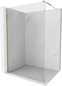 Mexen Kioto Walk-in zuhanyfal 70 x 200 cm, átlátszó 8 mm, arany - 800-070-101-50-00